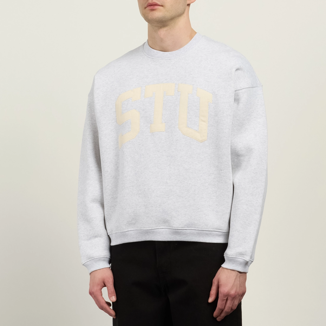 Stussy Мужская толстовка Stu Relaxed Crew