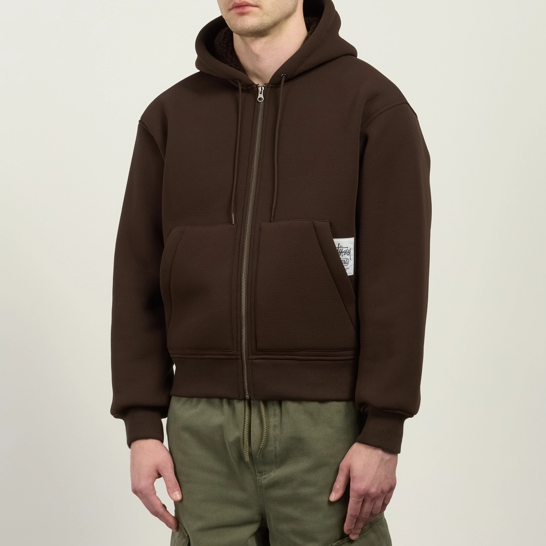 Stussy Мужская толстовка Bonded Sherpa Hoodie