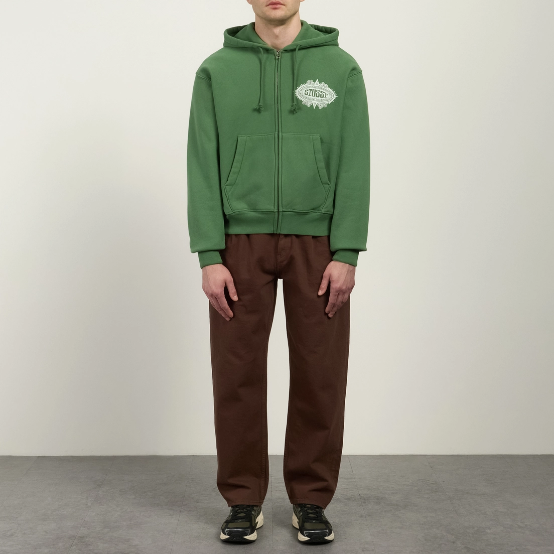 Stussy Мужская толстовка Mantra Zip Hoodie