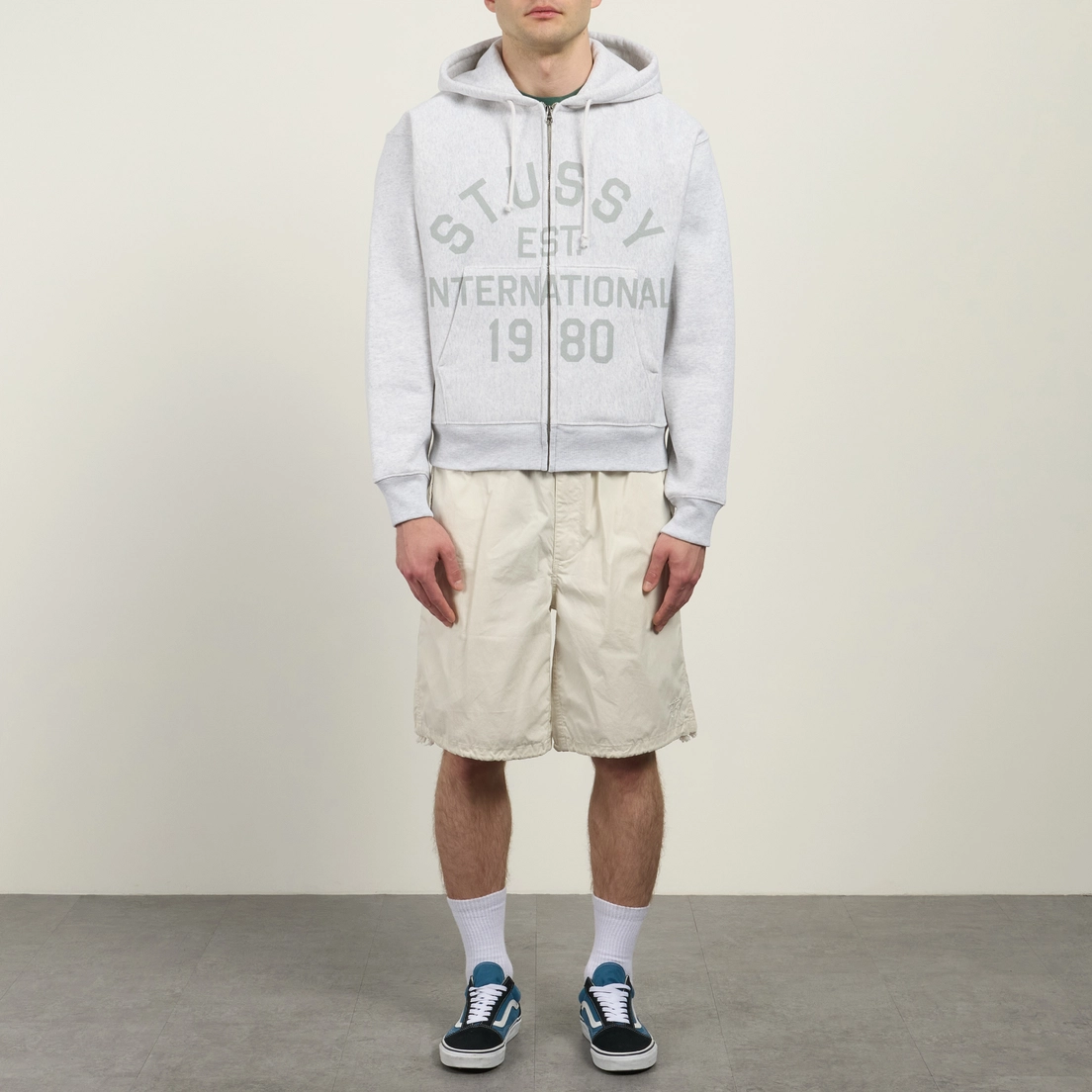 Stussy Мужская толстовка Established Zip Hoodie