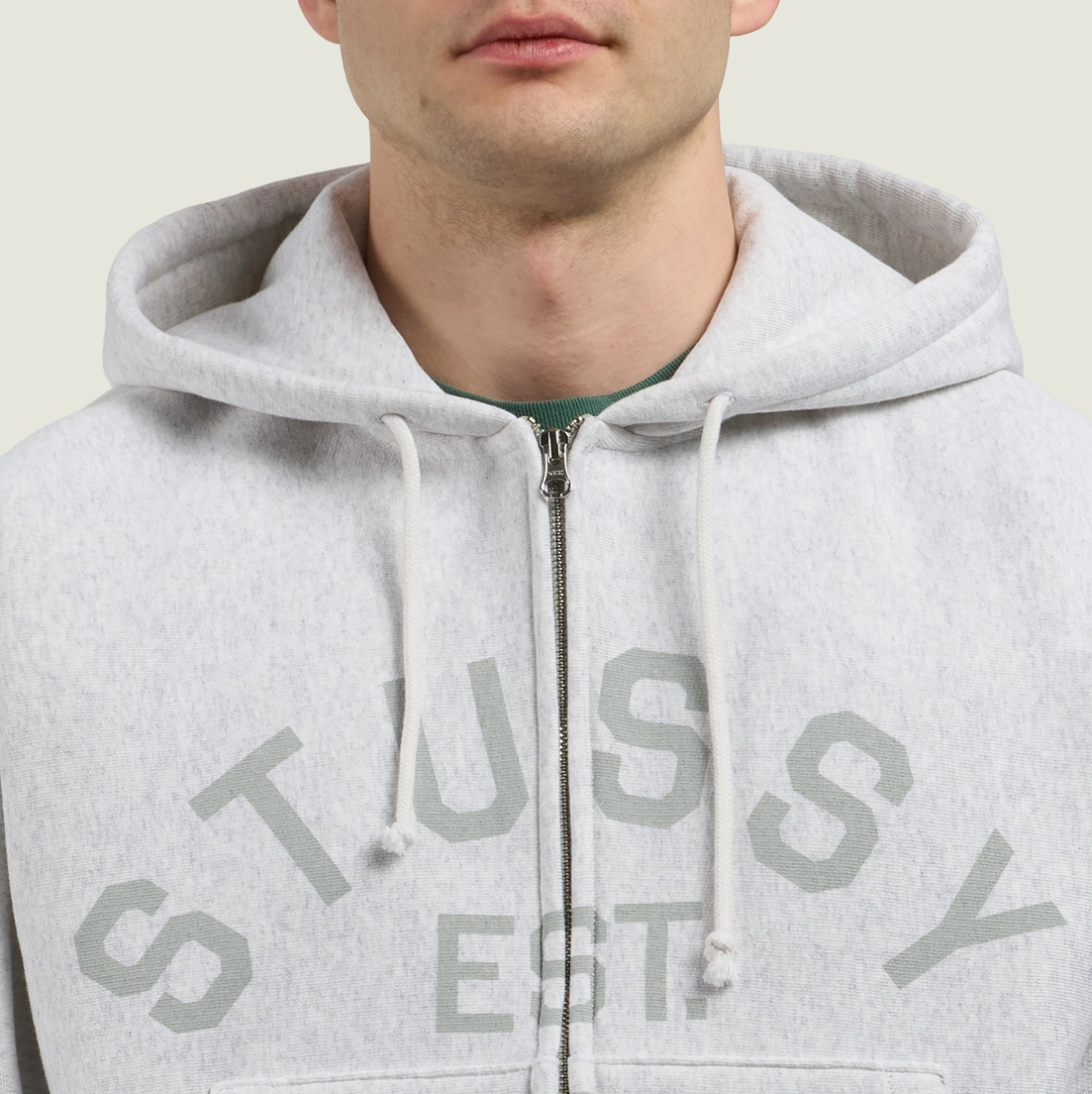 Stussy Мужская толстовка Established Zip Hoodie