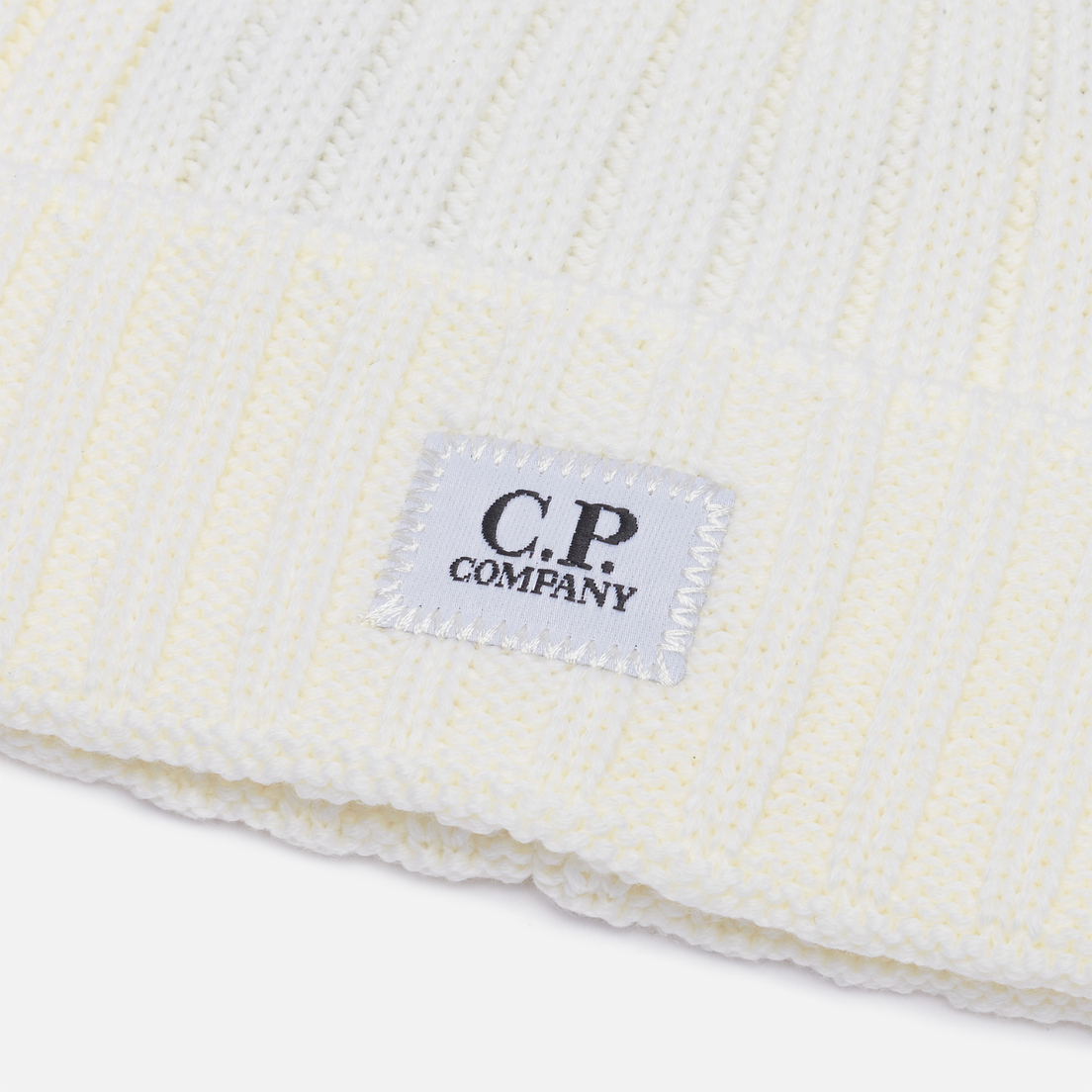 C.P. Company Шапка Extra Fine Merino Wool Logo