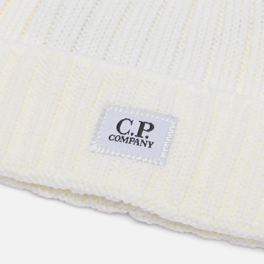 C.P. Company Шапка Extra Fine Merino Wool Logo