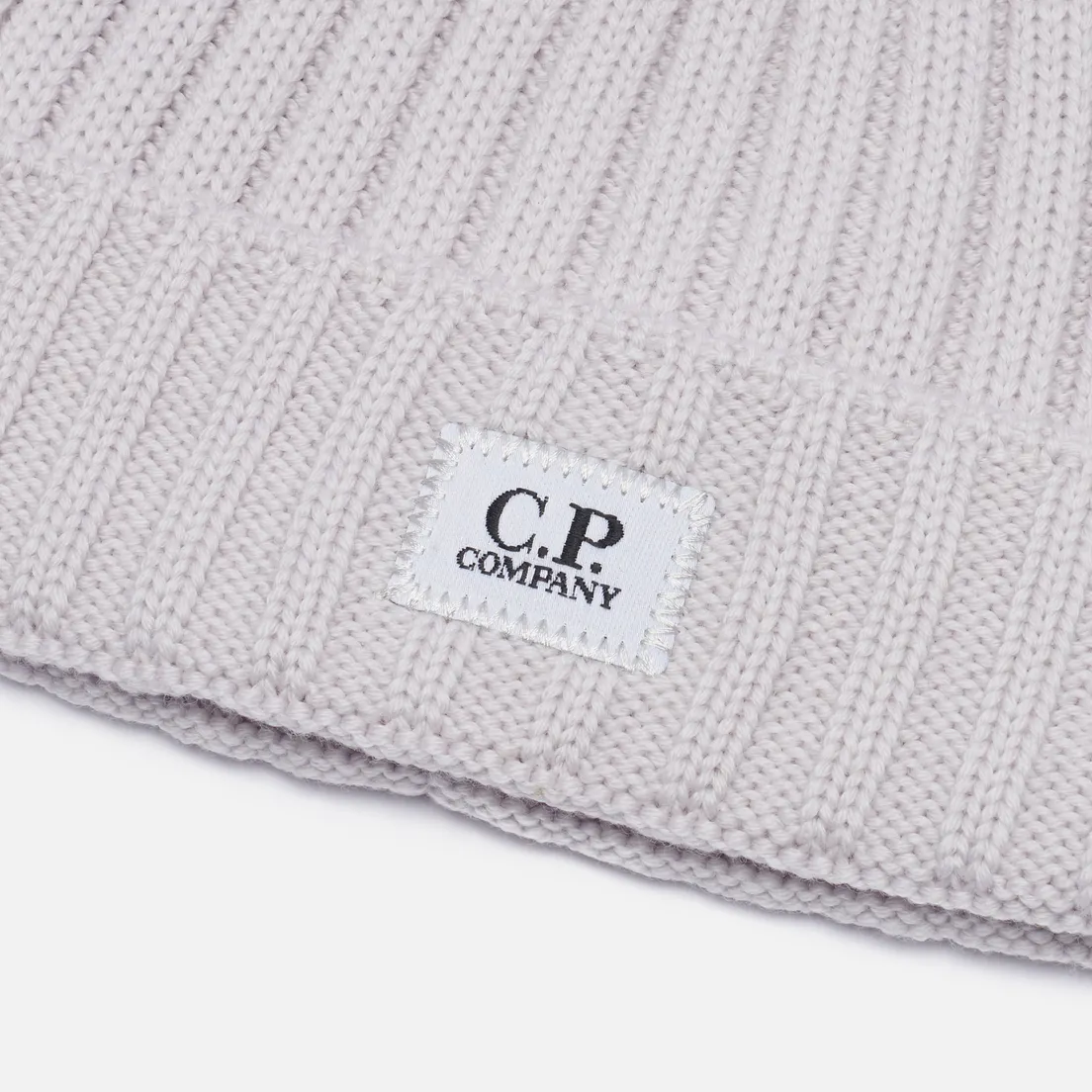 C.P. Company Шапка Extra Fine Merino Wool Logo