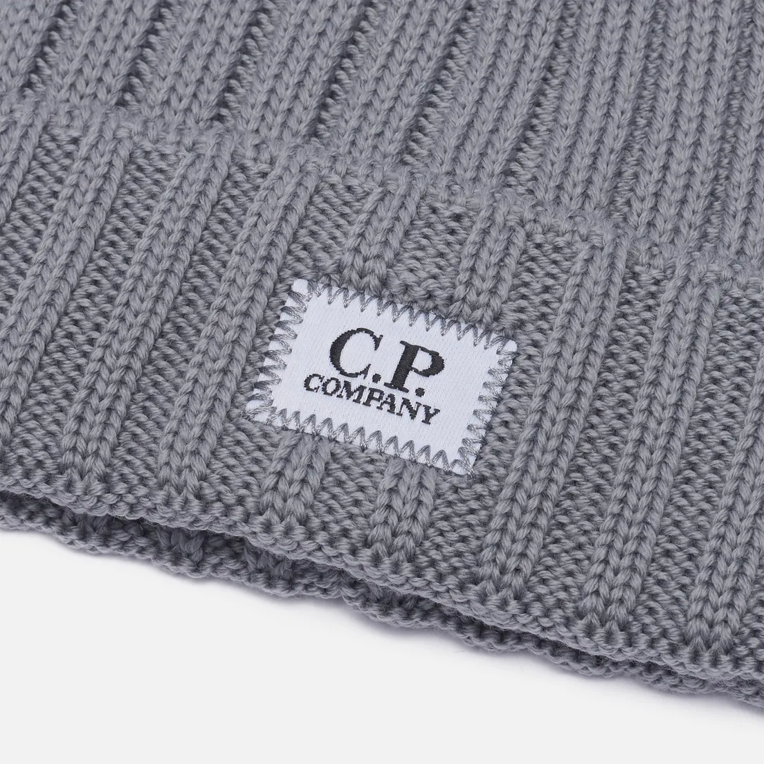 C.P. Company Шапка Extra Fine Merino Wool Logo