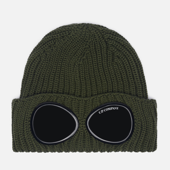 Шапка C.P. Company Extra Fine Merino Wool Goggle Stone Grey