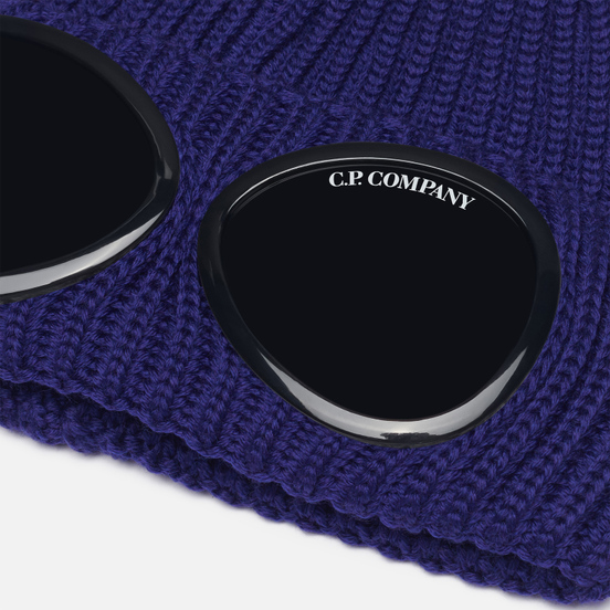 Шапка C.P. Company Extra Fine Merino Wool Goggle Blueprint