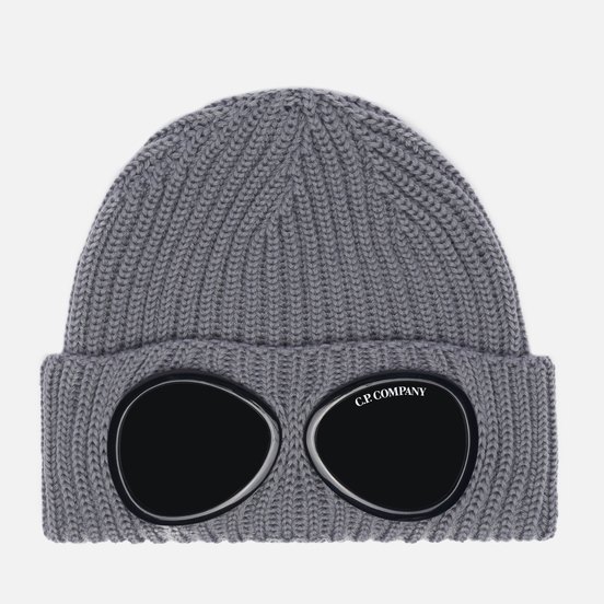 Шапка C.P. Company Extra Fine Merino Wool Goggle Moon Mist