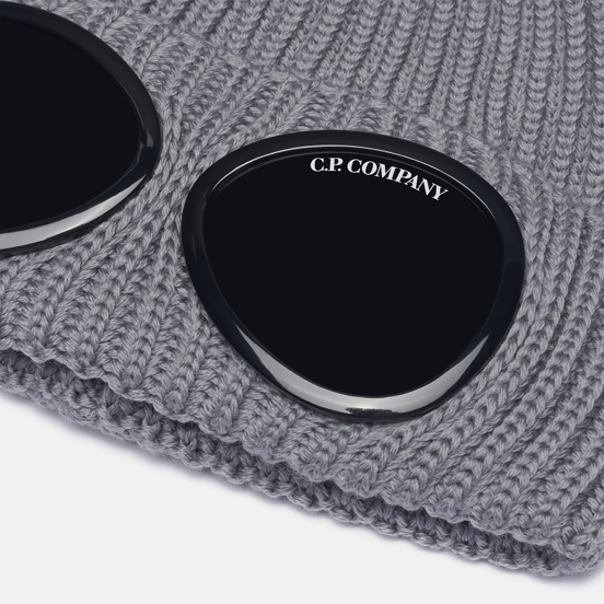 Шапка C.P. Company Extra Fine Merino Wool Goggle Moon Mist