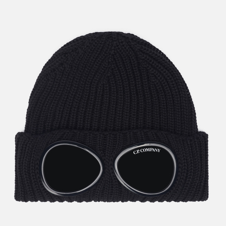 Шапка C.P. Company Extra Fine Merino Wool Goggle, цвет чёрный