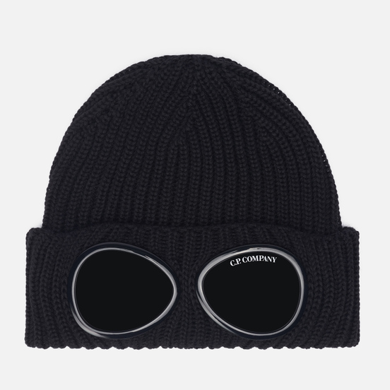 Шапка C.P. Company Extra Fine Merino Wool Goggle Black