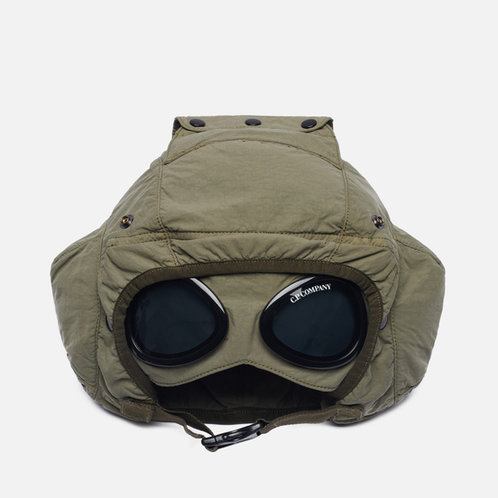 Шапка C.P. Company Flatt Nylon Goggle Hood Stone Grey
