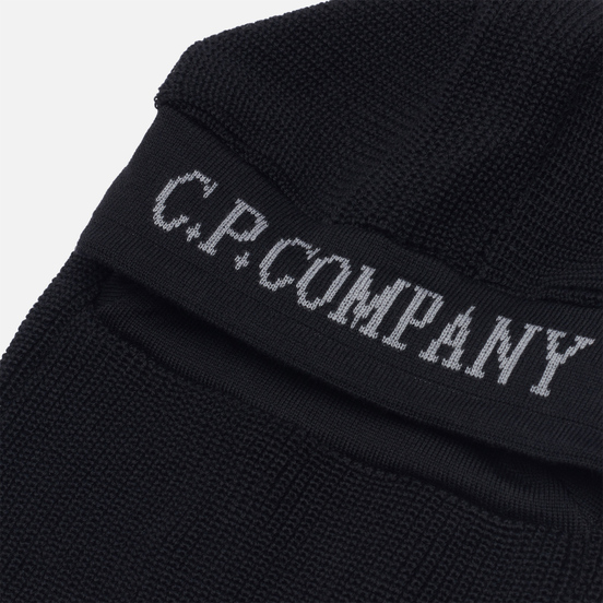 Балаклава C.P. Company Extra Fine Merino Wool Hood Black