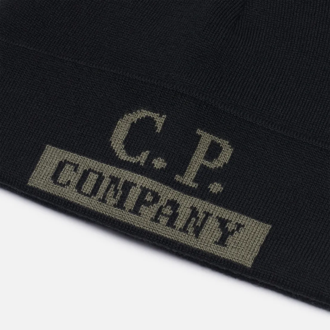 C.P. Company Шапка Merino Wool Logo