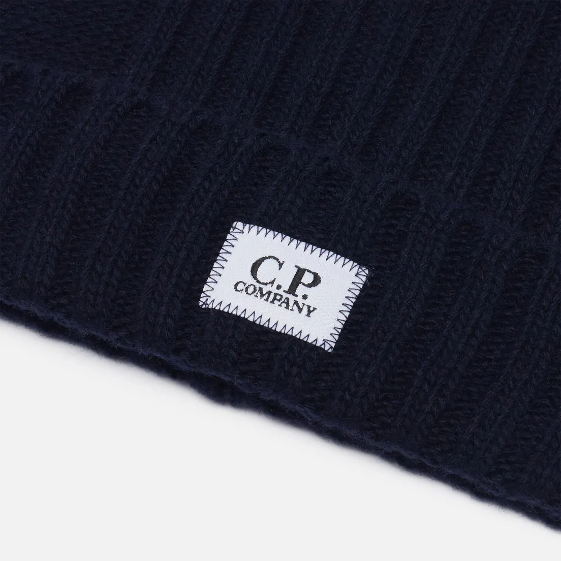 C.P. Company Шапка Lambswool Logo Beanie