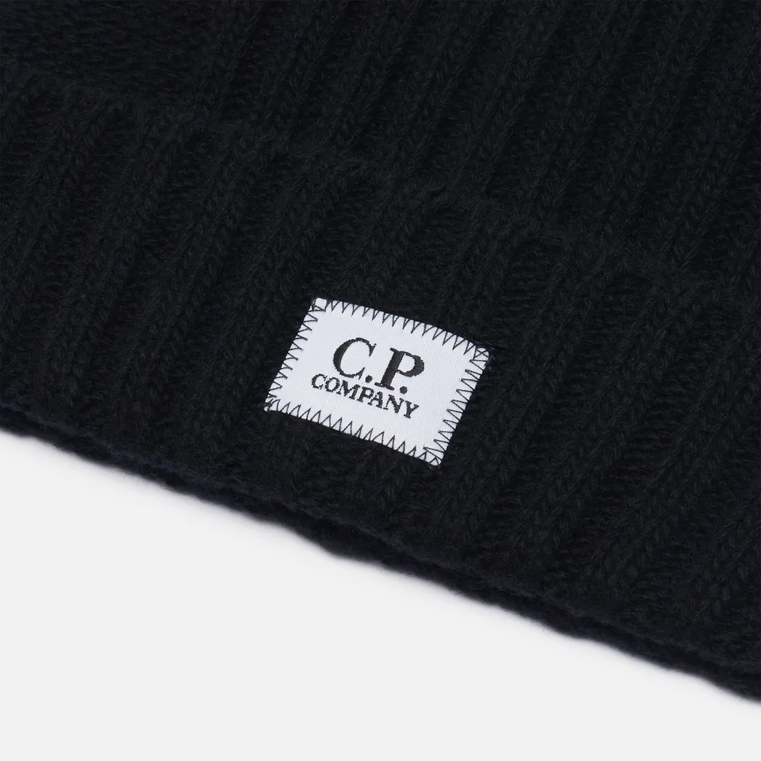 C.P. Company Шапка Lambswool Logo Beanie