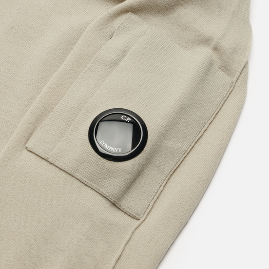 Мужской свитер C.P. Company Merino Wool Roll Neck Knit Sandshell