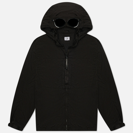 Мужская куртка C.P. Company Chrome-R Detachable Goggle Overshirt, цвет чёрный, размер XXL