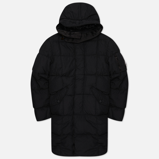 Мужская куртка парка C.P. Company Flatt Nylon Down Black