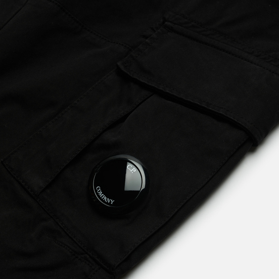 Мужские брюки C.P. Company Stretch Sateen Cargo Black