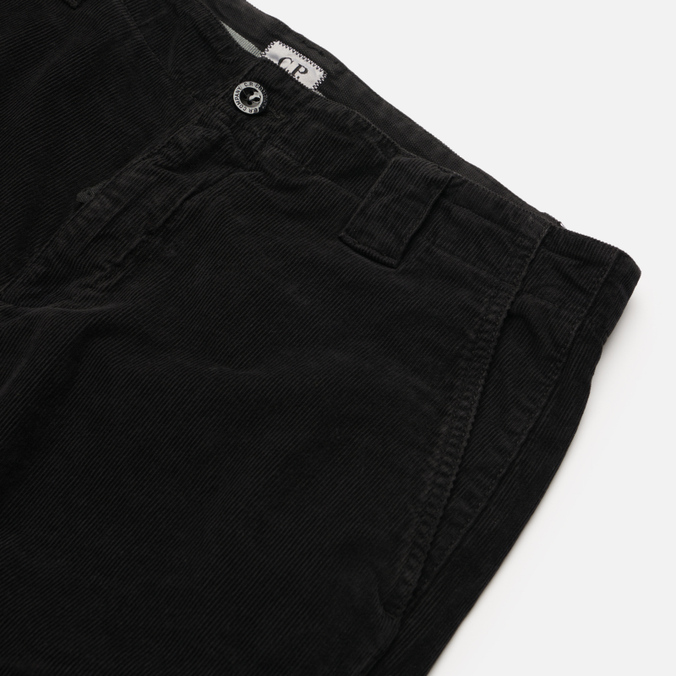 Мужские брюки C.P. Company, цвет чёрный, размер 54 11CMPA188A005899O 999 Stretch Corduroy - фото 2