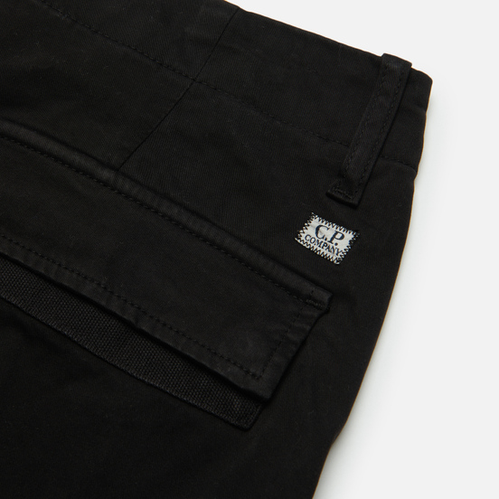 Мужские брюки C.P. Company Stretch Sateen Tapered Black