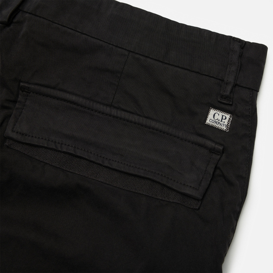 Мужские брюки C.P. Company Stretch Sateen Fitted Black