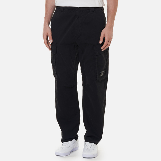 Мужские брюки C.P. Company Stretch Sateen Fitted Black