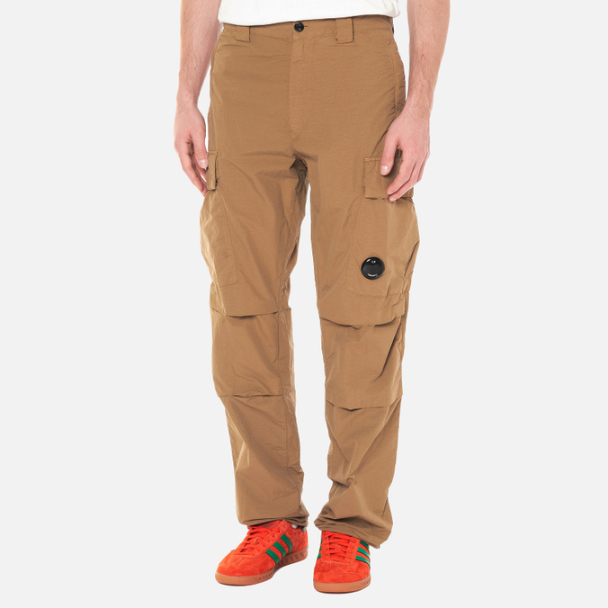 Мужские брюки C.P. Company, цвет коричневый, размер 52 11CMPA229A005991G 326 Flatt Nylon - фото 4