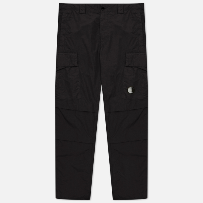 Мужские брюки C.P. Company, цвет чёрный, размер 52 11CMPA229A005991G 999 Flatt Nylon - фото 1