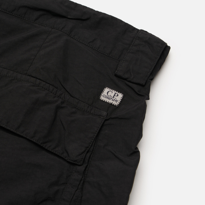 Мужские брюки C.P. Company, цвет чёрный, размер 52 11CMPA229A005991G 999 Flatt Nylon - фото 3