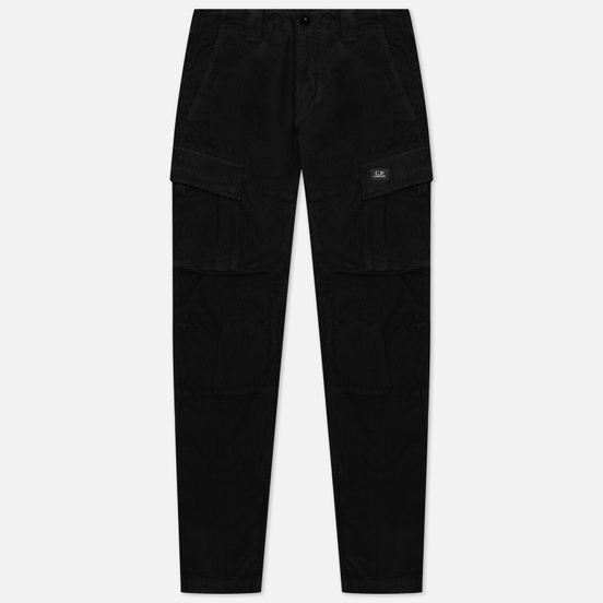 Мужские брюки C.P. Company Stretch Corduroy Cargo Black