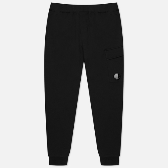 Мужские брюки C.P. Company Diagonal Raised Fleece Black