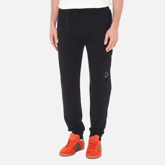 Мужские брюки C.P. Company Diagonal Raised Fleece Black