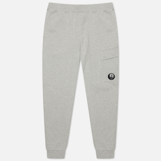 Мужские брюки C.P. Company Diagonal Raised Fleece Grey Melange