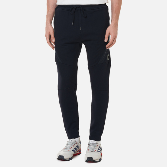 Мужские брюки C.P. Company Diagonal Raised Fleece Utility Total Eclipse