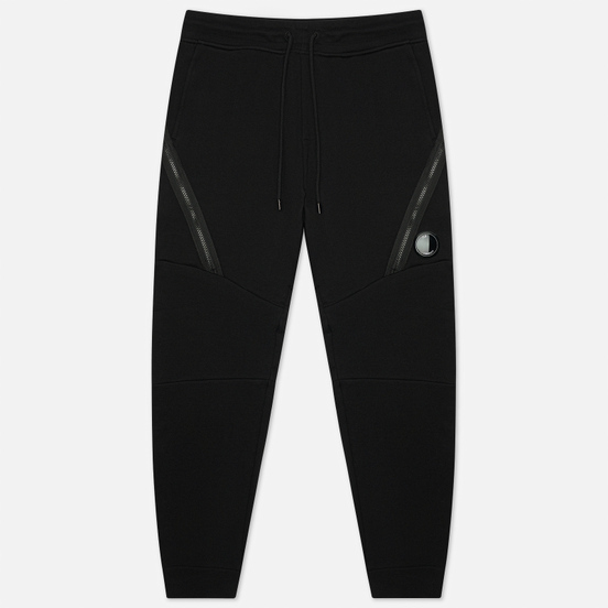 Мужские брюки C.P. Company Diagonal Raised Fleece Utility Black