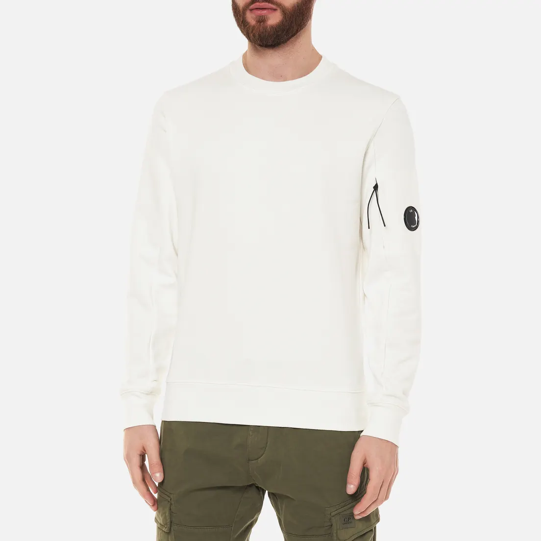 C.P. Company Мужская толстовка Diagonal Raised Fleece Crew Neck