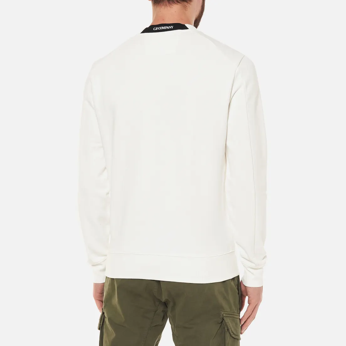 C.P. Company Мужская толстовка Diagonal Raised Fleece Crew Neck