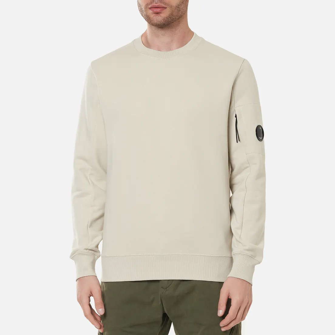 C.P. Company Мужская толстовка Diagonal Raised Fleece Crew Neck
