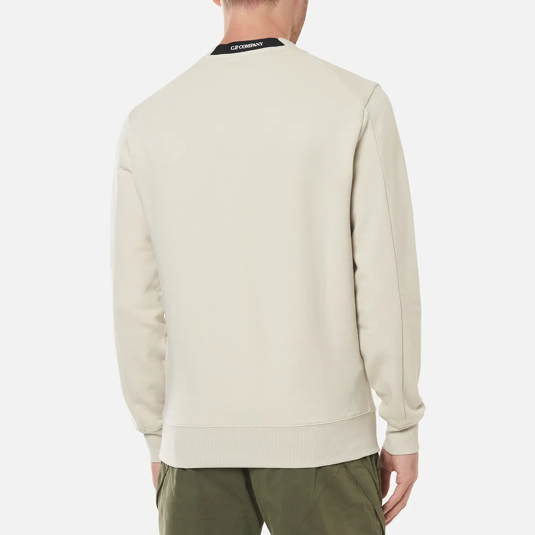 C.P. Company Мужская толстовка Diagonal Raised Fleece Crew Neck