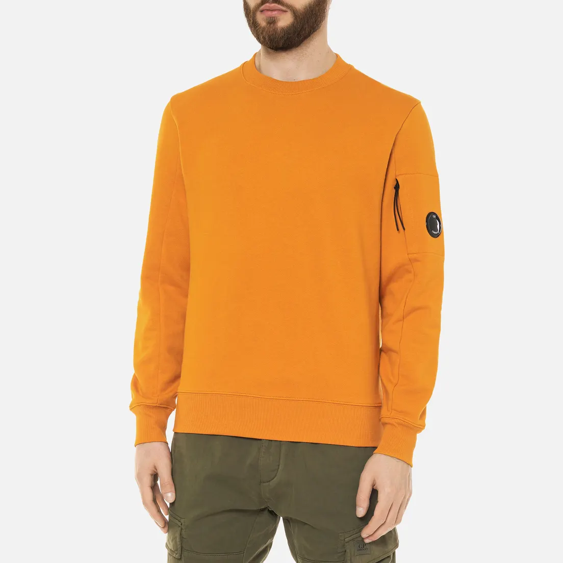 C.P. Company Мужская толстовка Diagonal Raised Fleece Crew Neck