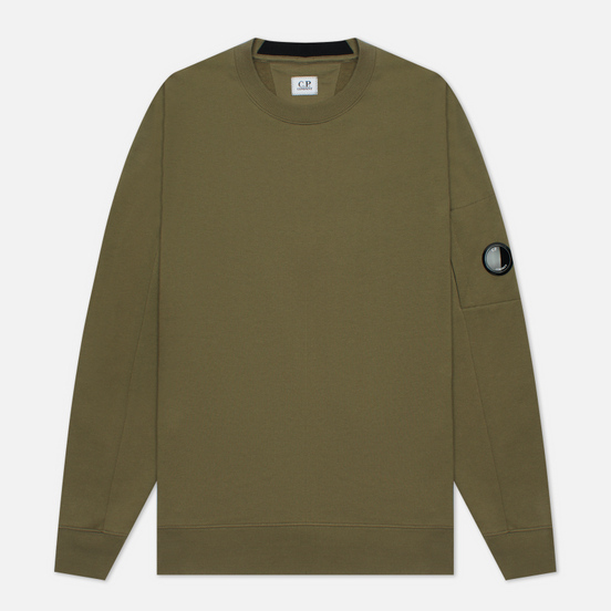 Мужская толстовка C.P. Company Diagonal Raised Fleece Crew Neck Stone Grey