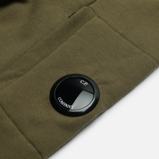 Мужская толстовка C.P. Company Diagonal Raised Fleece Crew Neck Stone Grey