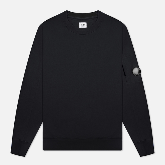 Мужская толстовка C.P. Company Diagonal Raised Fleece Crew Neck Total Eclipse