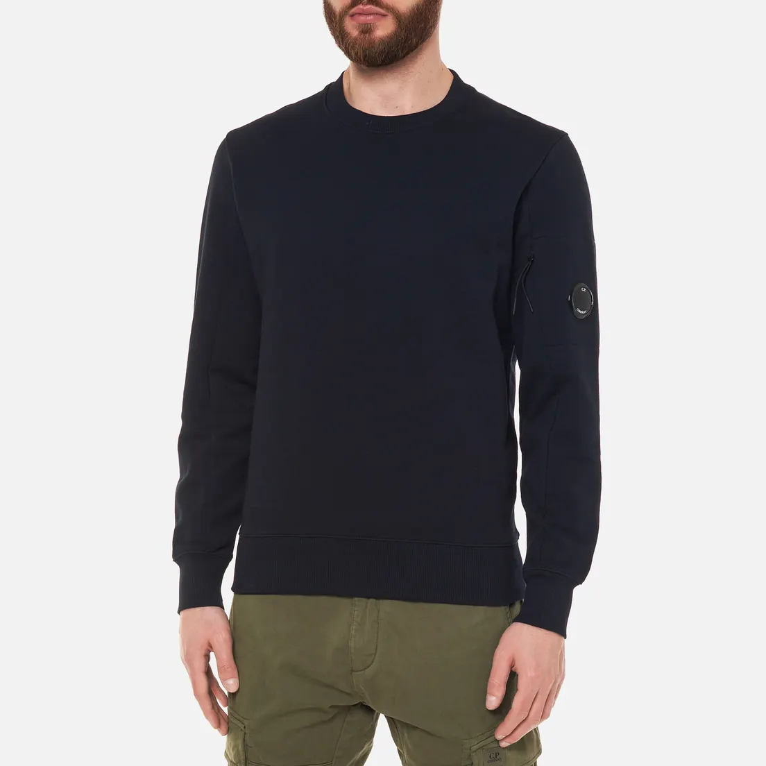 C.P. Company Мужская толстовка Diagonal Raised Fleece Crew Neck