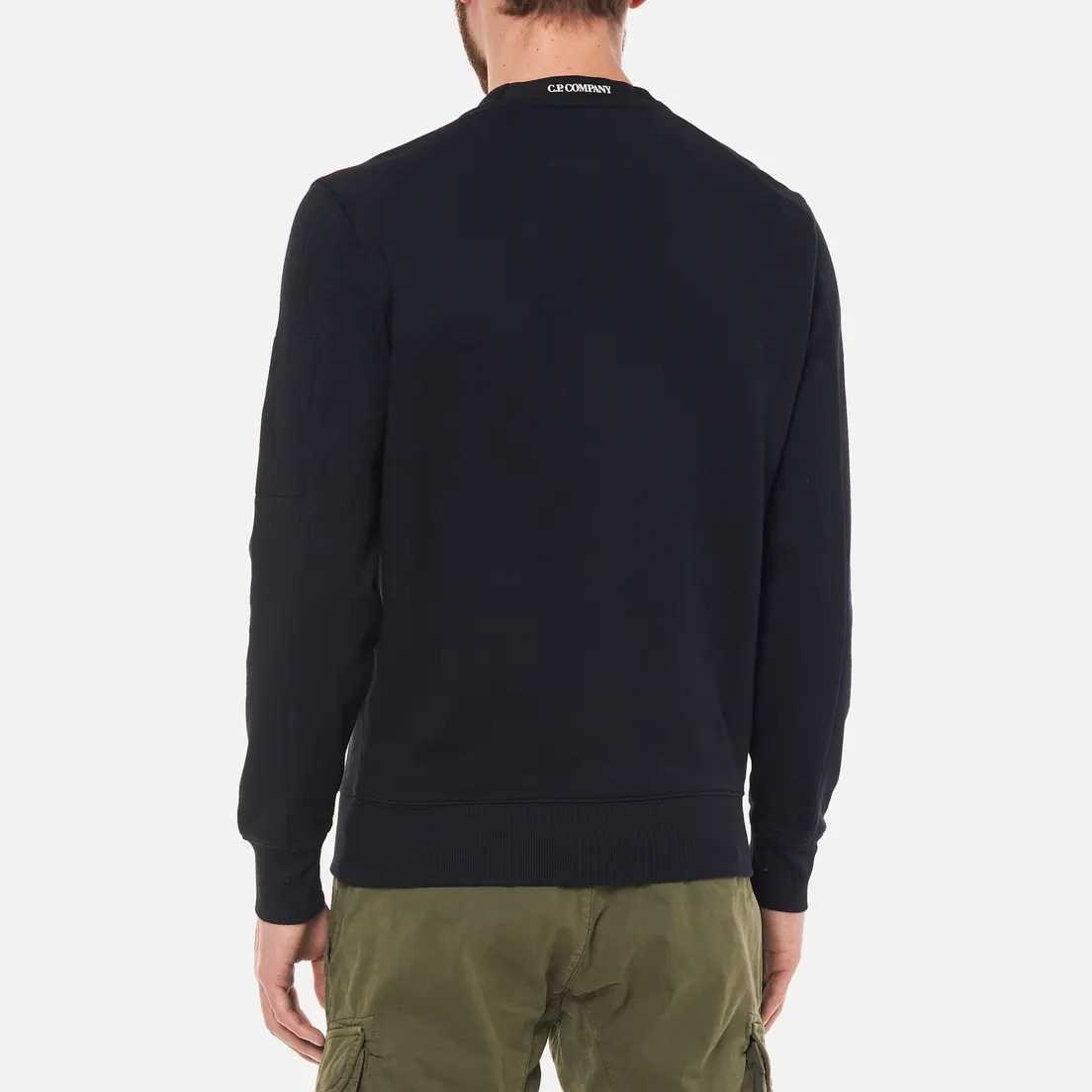 C.P. Company Мужская толстовка Diagonal Raised Fleece Crew Neck