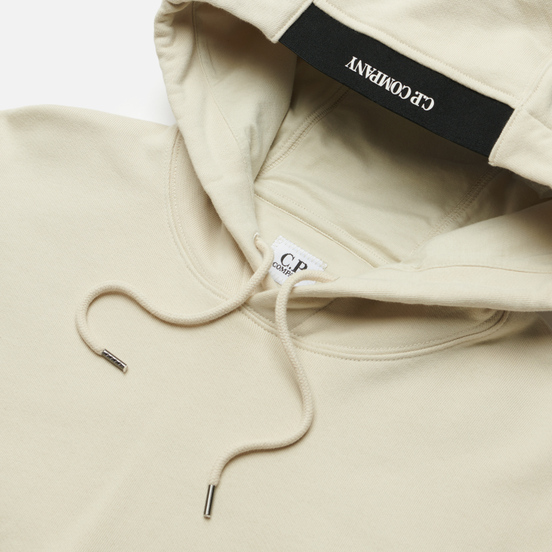 Мужская толстовка C.P. Company Diagonal Raised Fleece Hooded Sandshell
