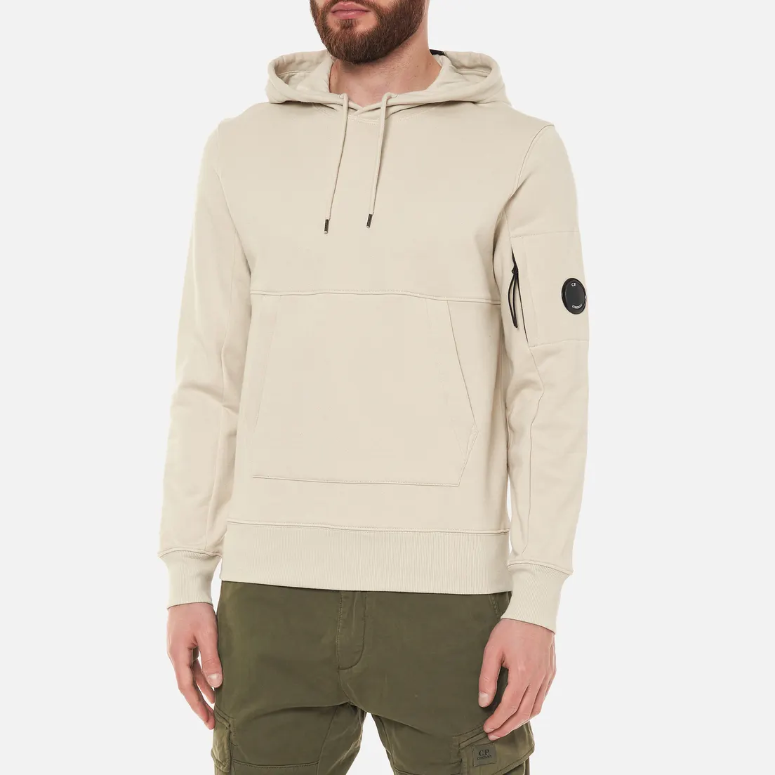 C.P. Company Мужская толстовка Diagonal Raised Fleece Hooded