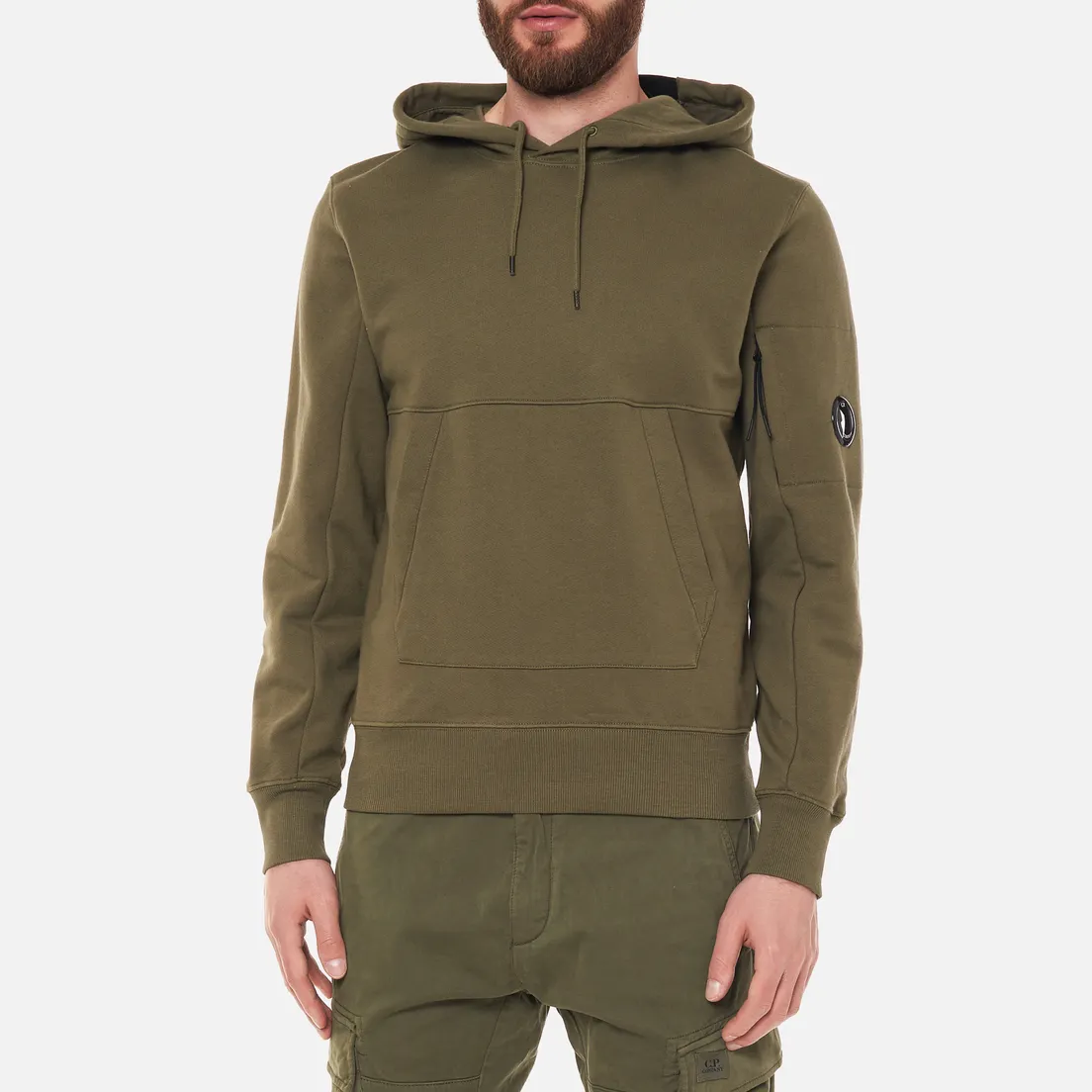 C.P. Company Мужская толстовка Diagonal Raised Fleece Hooded
